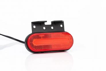 LED Begrenzungsleuchte 12-24V mit Halterung rot